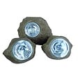 LUMISKY - 3 Rochers solaires ROCKY BROWN H14cm - vignette