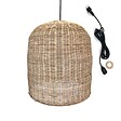 LUMISKY - Suspension GIACOMO Extérieure Rotin Beige H45cm - vignette