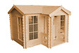 TIMBELA - TIMBELA M520 Maison en bois pour enfants - 241x187xH151cm / 2.63 m2 - vignette