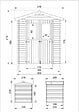 TIMBELA - Abri de jardin en bois I216xL206xH218 cm/ 3.53 m2 AVEC SOL TRAITÉ - M343C+M343G - vignette