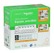 SCHNEIDER ELECTRIC - Tableau électrique équipé 1 rangée 13 modules RESI9 - Blanc - vignette