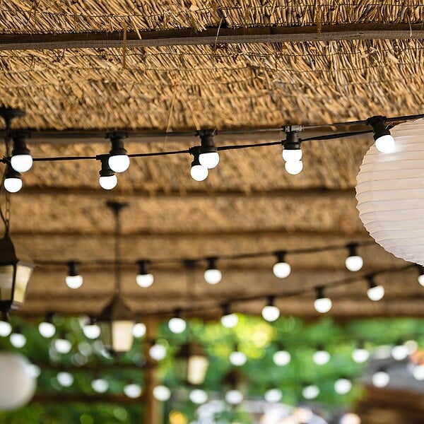 LUMISKY - Guirlande solaire PARTY MILKY 10 globes 5.7M - large