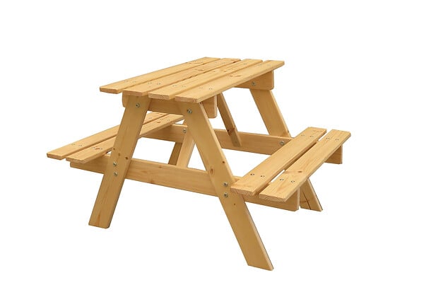 TIMBELA - TIMBELA M012-1 Table Enfant en bois  81x60xH50 cm - large