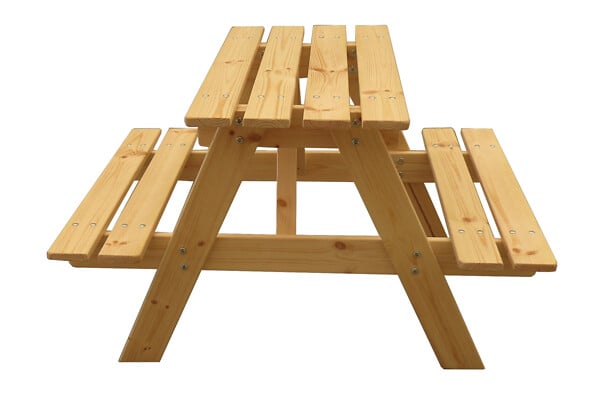 TIMBELA - TIMBELA M012-1 Table Enfant en bois  81x60xH50 cm - large