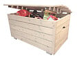 TIMBELA - TIMBELA M034-1 Coffre à Jouets Enfant en bois - 80 x 50 x H47 cm - vignette