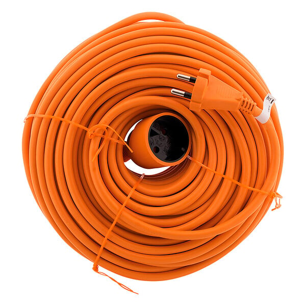 ZENITECH - Prolongateur sans terre obturateur 16A 50m - orange - Zenitech - large