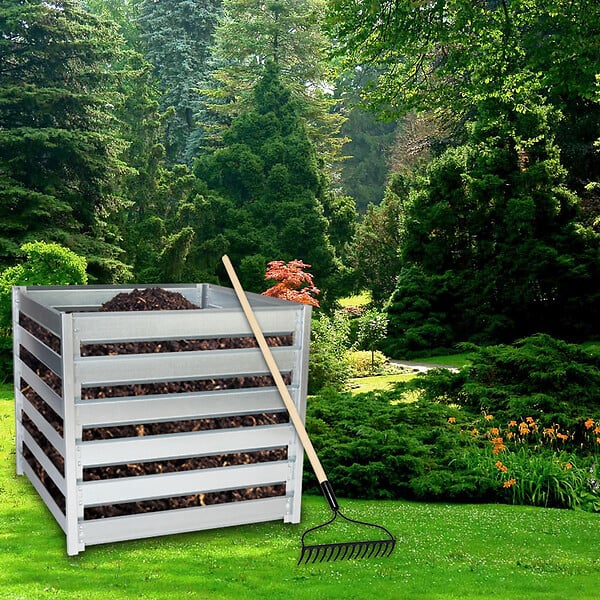TIMBELA - Composteur de Jardin Timbela M800 - 91 x 91 x H85 cm / 704L - large