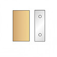 LEMAN - Jeu de 2 fers profilés NÂ°090 pour porte-outils Ht.90 mm Leman - vignette