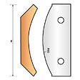 LEMAN - Jeu de 2 fers profilés NÂ°325 pour porte-outils Ht.90 mm Leman - vignette