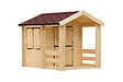 TIMBELA - Bardeaux bitumineux Hexagonal Rock H-RED - 3m², couleur rouge - bitume toiture - vignette