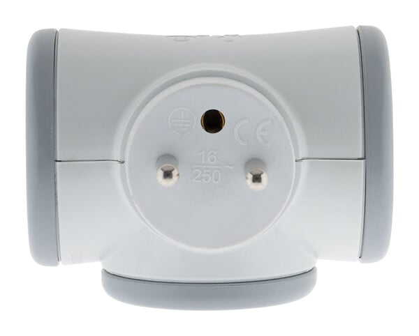 WATTANDCO - Triplite rotative Grise 3x16A - Watt and Co - large