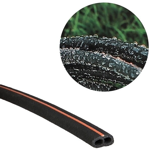 HUGGY TUYAUX - Tuyau d'arrosage micro-poreux plat - Longueur 7.50 mètres - large