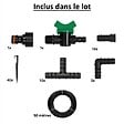 HUGGY TUYAUX - Kit complet d'arrosage goutte-à-goutte avec tuyau de 50 mètres - vignette
