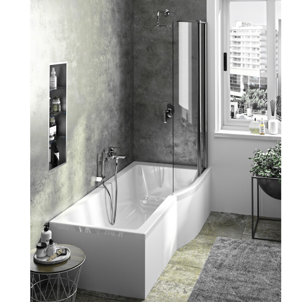 IDEAL STANDARD - IDEAL STANDARD Baignoire Connect air 150 X 80 avec Pare Bain asymétrique droite - large