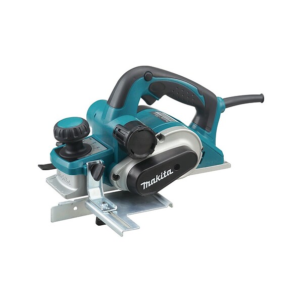 MAKITA - Rabot à battue électrique MAKITA KP0810J 850 W avec guide parallèle - large