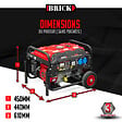 BRICK - Groupe électrogène max 3000W avec roues - 2 prises - AVR - Essence - vignette