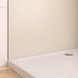 AURLANE - Lot de 2 Panneaux Muraux Aluminium Ivoire 90+120x210 cm avec Profilés Chrome - WALL'IT - vignette