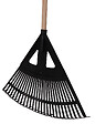 SPEAR & JACKSON - Balai gazon plastique - Manche bois 130cm - 60cm - vignette