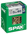 SPAXFRANCE - Vis universelle - 150 pièces - Diam.3,5xH.40mm - vignette