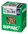 SPAXFRANCE - Vis universelle - 150 pièces - Diam.3,5xH.40mm - vignette