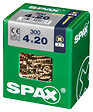 SPAXFRANCE - Vis universelle - Tête fraisée PZ - 300 pièces - Diam.4xH.20mm - vignette