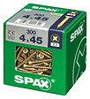 SPAXFRANCE - Vis universelle en acier - Yellox - 300 pièces - Diam.4xH.45mm - vignette