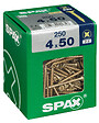 SPAXFRANCE - Vis à bois en acier - Yellox - 250 pièces - Diam.4xH.50mm - vignette
