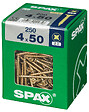 SPAXFRANCE - Vis à bois en acier - Yellox - 250 pièces - Diam.4xH.50mm - vignette