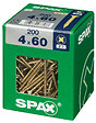 SPAXFRANCE - Vis à bois universelle Yellox - 200 pièces - Diam.4xH.60mm - vignette