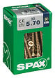 SPAXFRANCE - Vis à bois en acier Yellox - 50 pièces - Diam.5xH.70mm - vignette