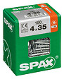 SPAXFRANCE - Vis à bois en acier Wirox - Tête fraisée TX - 150 pièces - Diam.4xH.35mm - vignette