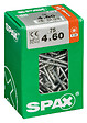 SPAXFRANCE - Vis universelle Wirox - Tête fraisée - 75 pièces - Diam.4xH.60mm - vignette