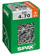 SPAXFRANCE - Vis universelle Wirox - Tête fraisée - 250 pièces - Diam.4xH.70mm - vignette