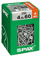 SPAXFRANCE - Vis à bois en acier Wirox - 250 pièces - Diam.4,5xH.60mm - vignette