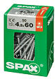 SPAXFRANCE - Vis à bois - Tête fraisée TX - 50 pièces - Diam.4,5xH.60mm - vignette