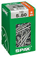 SPAXFRANCE - Vis universelle SPAX Wirox - Tête fraisée TX - en acier - 150 pièces - Diam.5xH.80mm - vignette
