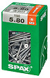 SPAXFRANCE - Vis universelle SPAX Wirox - Tête fraisée TX - en acier - 150 pièces - Diam.5xH.80mm - vignette