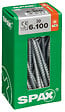 SPAXFRANCE - Vis à bois universelles SPAX - Tête fraisée TX - 30 pièces - Diam.6xH.100mm - vignette