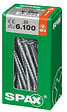 SPAXFRANCE - Vis à bois universelles SPAX - Tête fraisée TX - 30 pièces - Diam.6xH.100mm - vignette