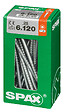 SPAXFRANCE - Vis à bois Wirox - Tête fraisée TX - 25 pièces - Diam.6xH.120mm - vignette