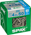 SPAXFRANCE - Vis universelle en inox A2 - 200 pièces - Diam.4,5xH.50mm - vignette