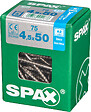 SPAXFRANCE - Vis à bois en inox A2 - 75 pièces - Diam.4,5xH.50mm - vignette