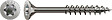 SPAXFRANCE - Vis à bois en inox A2 - Tête fraisée - 125 pièces - Diam.5xH.60mm - vignette