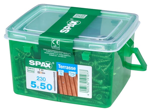 SPAXFRANCE - SPAX TERRASSE T. CYL. 5x50 TX 230 PC - large