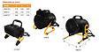 AXELAIR - Chauffage atelier mobile 2000 W débit 171 m3/h surface traitée 25 m2 ventilateur centrifuge MobilPro Axelair - vignette