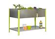 SIMON RACK - Simon Rack - Jardinière galva/vert 100L avec étagère - UrbanGarden Top 850*900*400 Galva SIMONRACK - vignette