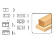 LEMAN - Lot de 10 plaquettes réversibles au carbure 12x19,5mm Leman - vignette