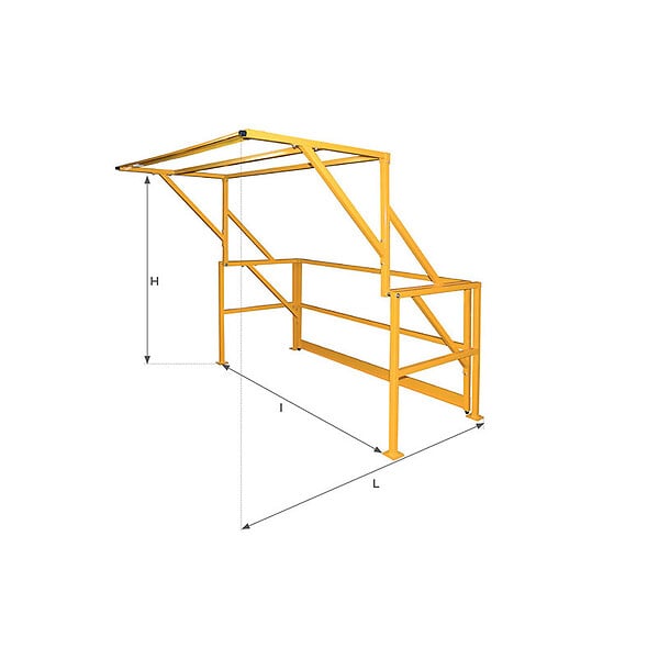 STOCKMAN - Barrière écluse basculante largeur utile 2100mm BEB2000 Stockman - large