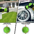 VOUNOT - Tuyau d’Arrosage Extensible 15m avec Récipient Savon et accessoires noir - vignette
