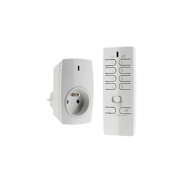 OTIO - Prise sans fil + télécommande 16 canaux - Otio - large